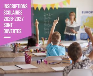 INSCRIPTIONS RENTRÉE 2026-2027