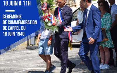 Cérémonie de commémoration du 18 juin 1940