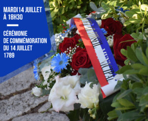 Cérémonie de commémoration du 14 juillet