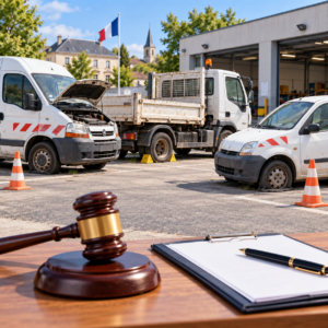 Vente aux enchères de véhicules municipaux non roulants