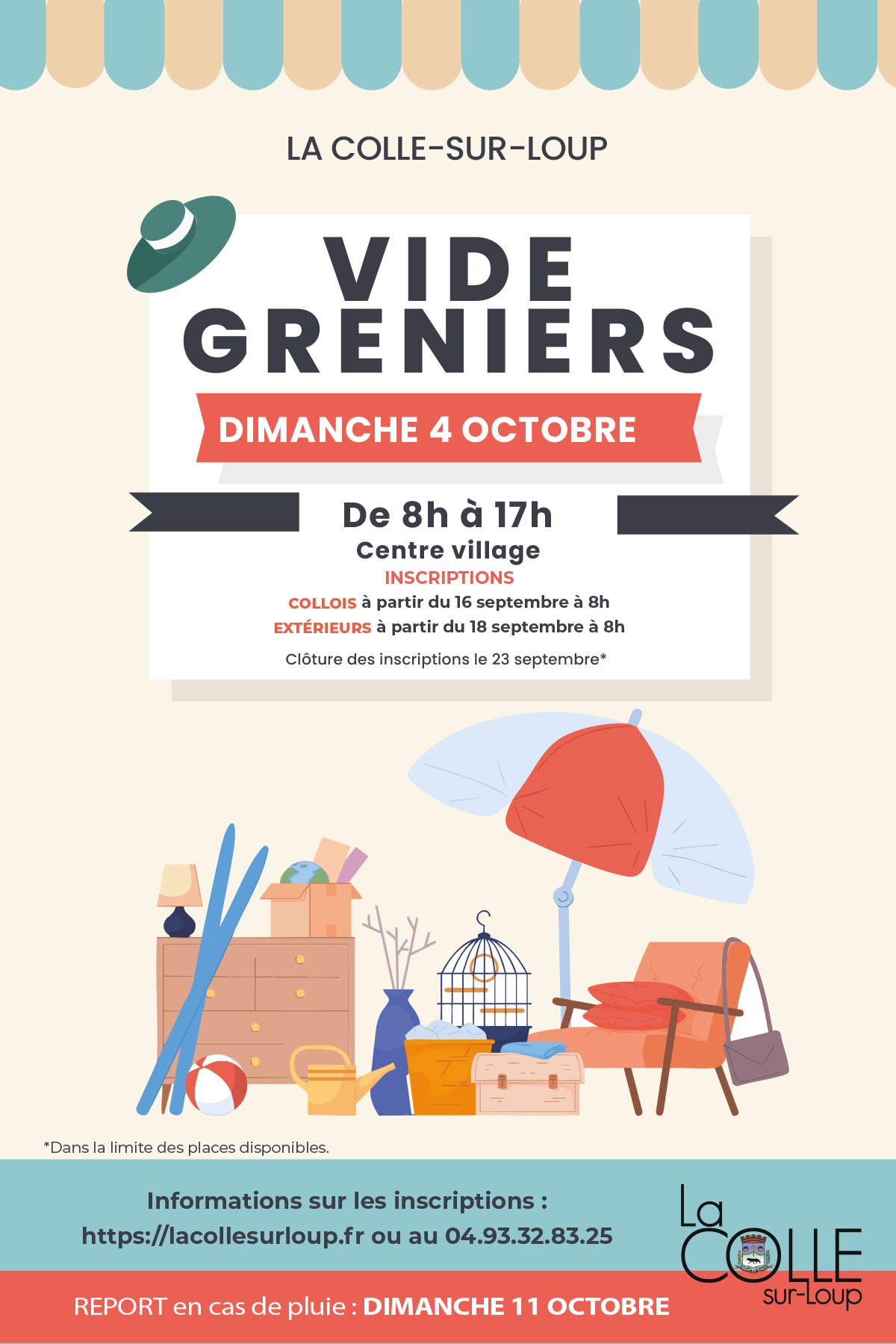VIDE GRENIERS AUTOMNE 2026 – PANNEAUX LUMINEUX